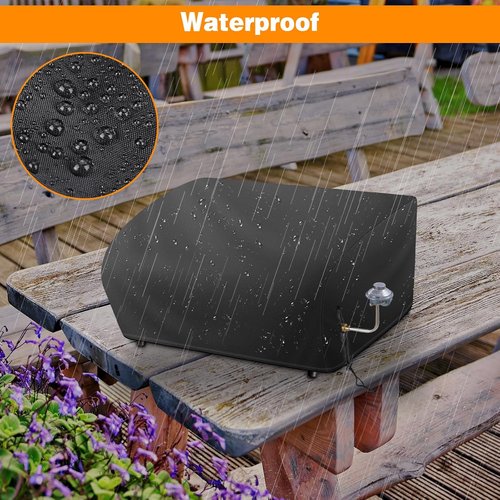 Blackstone Grill Cover - Waterproof Oxford BBQ Cover with Drawstrings | Fits 22-Inch Griddle