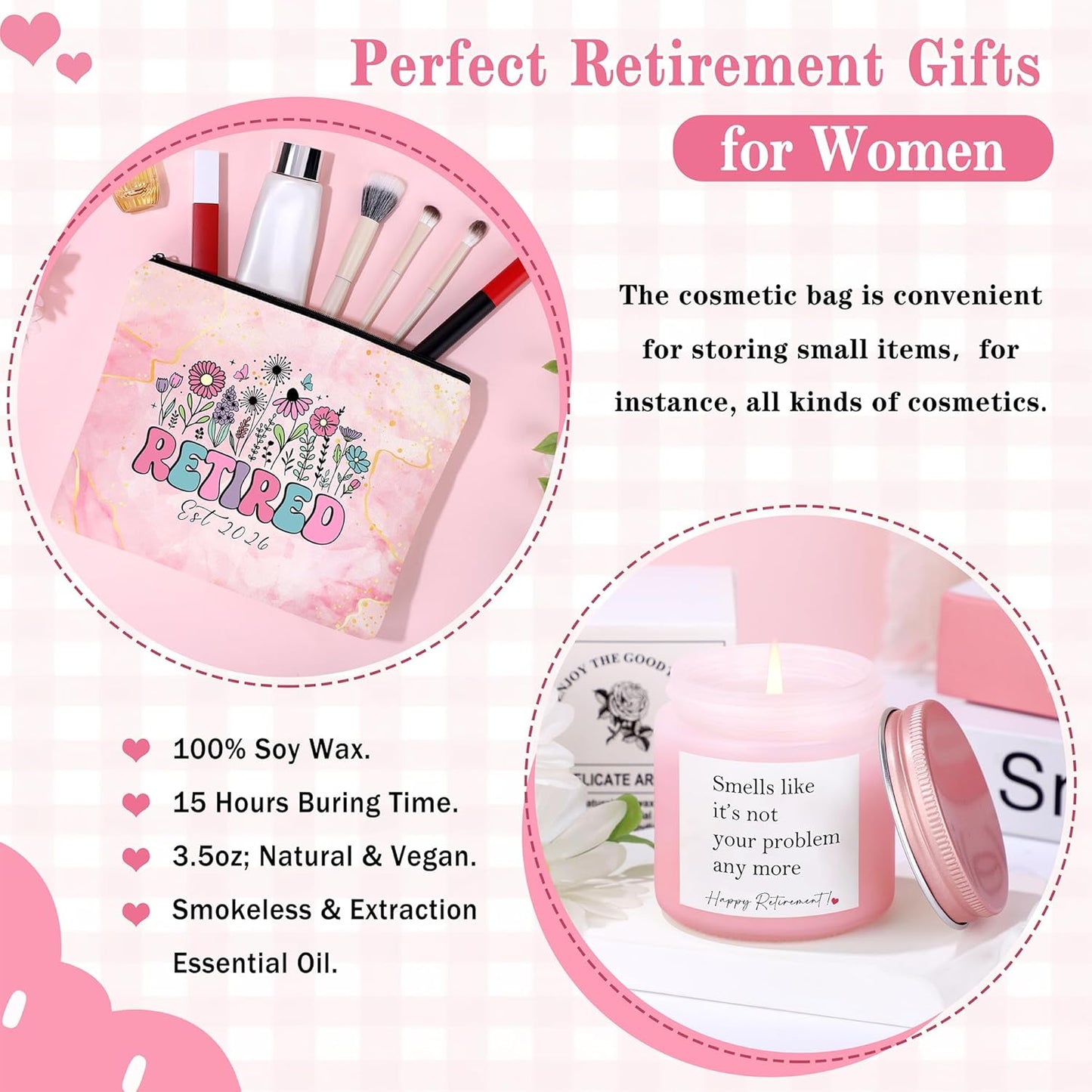 Regine Switzerland Retirement Gift for Women - Thoughtful Basket Set of 6 for Teachers, Nurses & Moms