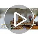 Cat Music Box with Rotating Umbrella, Hand-Painted Resin Figurine