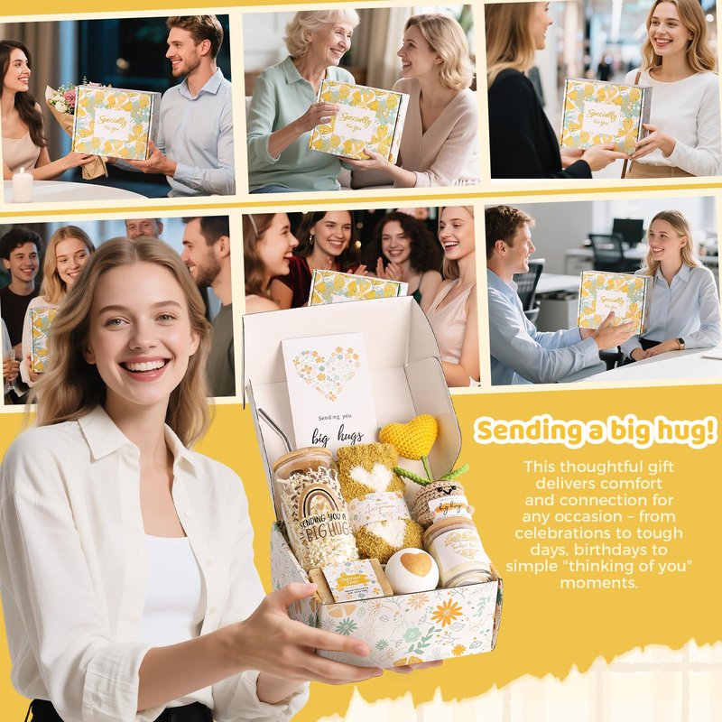 Self Care Gifts for Women,Unique Birthday Gifts for Women,Get Well Soon Gift Baskets,Care Package Thinking of You Sympathy Inspirational Mothers Day Gifts for Women Wife Friends Teenage Girls