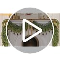 9FT Artificial Cedar Garland for Christmas Mantel - 2PCS Lush Holiday Decor