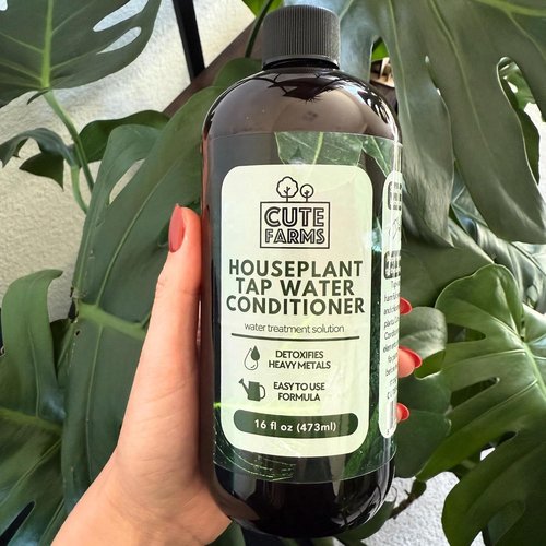 Cute Farms Tap Water Conditioner - Detoxify Heavy Metals, Remove Chlorine & Balance pH | 16oz for Houseplants, Hydroponics & Aquariums