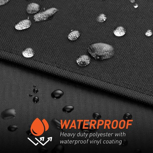 Arcedo 32-Inch Outdoor Grill Cover - Heavy Duty Waterproof Protection for 2-Burner Gas Grills | Black