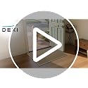 DEXI Beige Indoor Door Mat 24x36 - Ultra Thin Non Slip Entrance Rug