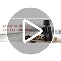 Ollygrin Black/Silver Electric Conical Burr Coffee Grinder - 30 Settings, Anti-Static Compact Home Use