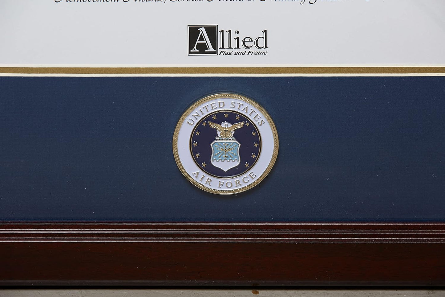 Allied Frame United States Army Certificate of Achievement Frame with Medallion - 8 x 10 inch
