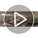Large Wooden Ottoman Tray with Handles - Rustic 22-inch Serving and Decor Tray