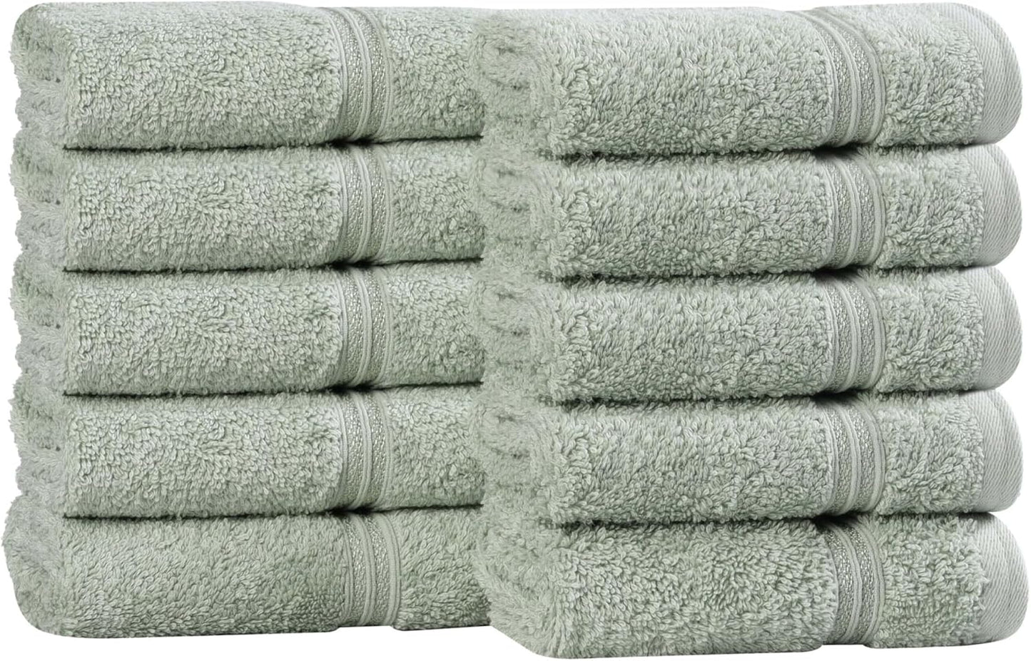 Superior Egyptian Cotton 6-Piece Towel Set, Bathroom Essentials, Towels For Bathroom, Apartment, Airbnb, Guest Bath, Face, Hand, Bath Towels, Washcloths, Absorbent, Fast Drying, Royal Purple