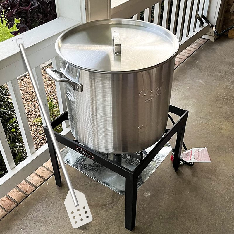 42 Inch Crawfish/Crab Boil Mixing Stir Paddle Accessories for Stockpots and Fry Pots,Stainless Steel Mash Paddle