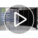 Black 6-Panel Room Divider 132-Inch Wide Folding Privacy Screen - HOMSCREENER
