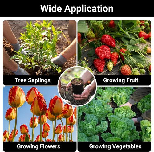 Black Plant Grow Bags - Breathable Non-Woven Fabric for Seedlings | Pack of 200, 5.5x5.9 Inches