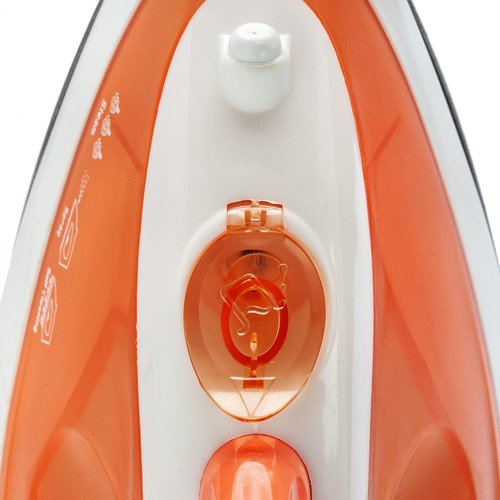 Dominion Steam Iron - Lightweight 1200W Clothes Iron With Non-Stick Soleplate & Adjustable Thermostat | Coral