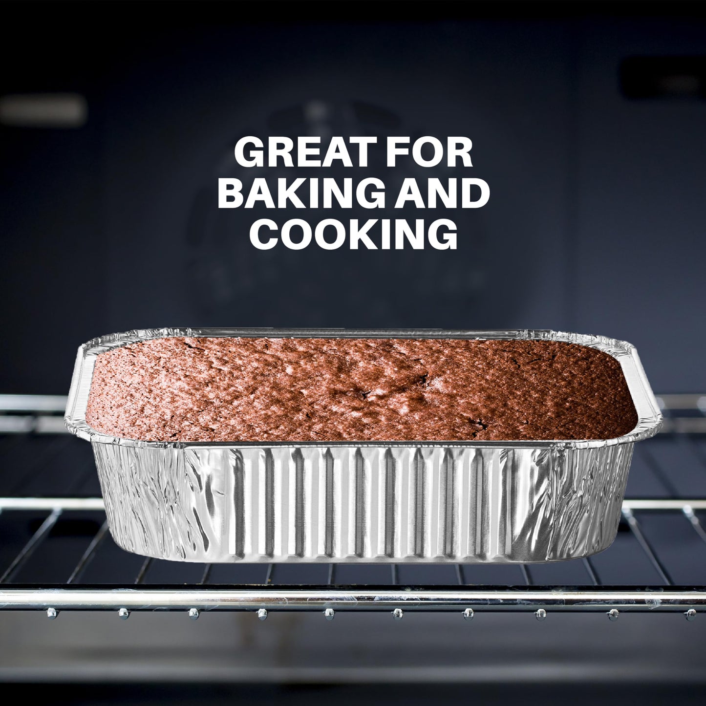 MontoPack 8” Disposable Aluminum Foil Square Baking Pans | 8 x 8 Cake Pan Tin for Broiling, Toaster Oven, Meal Prep, Roasting, Take Out | 20 Pack (8" X 8" Without Lids)