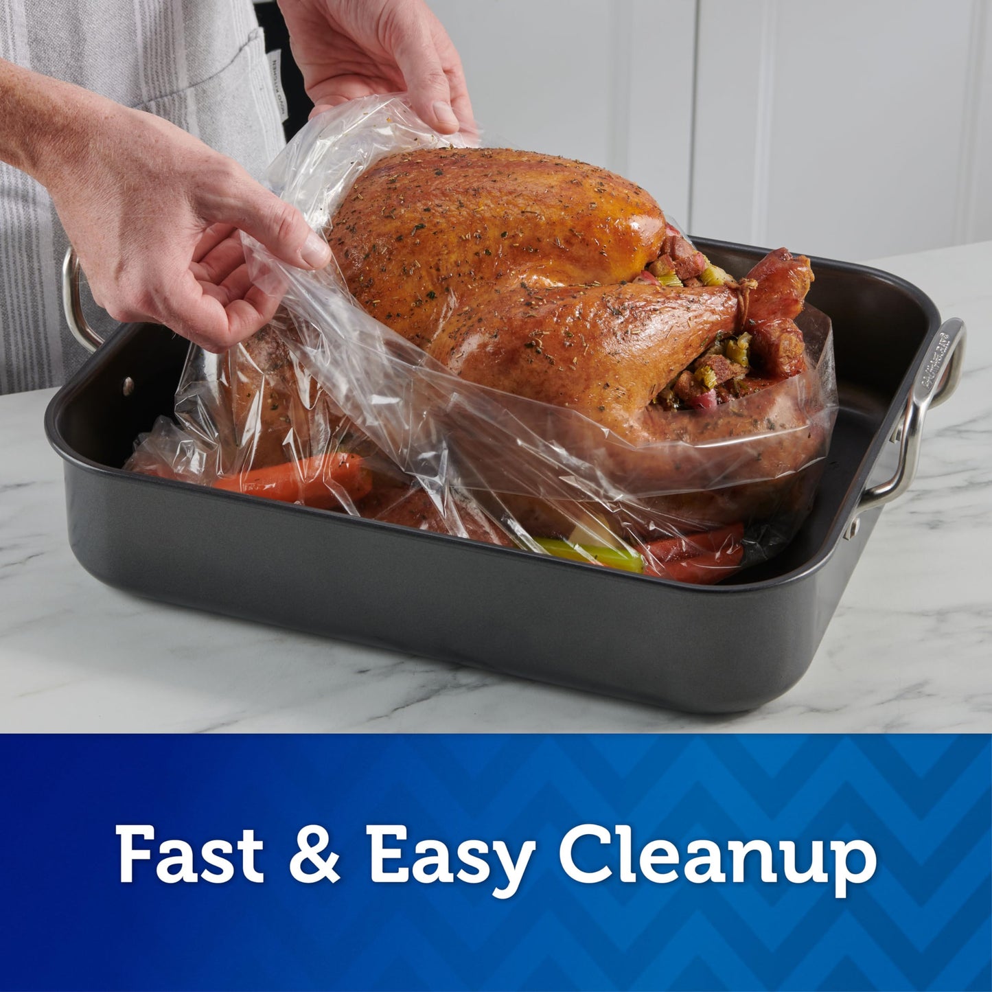 Reynolds Kitchens Turkey Size Oven Bags, Holds Up to 24 Pounds, 2 Count (Pack of 3)