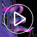 Purple Halloween Inflatable Octopus Tentacle Decoration with LED Lights - 3 Pcs Outdoor Yard Decor