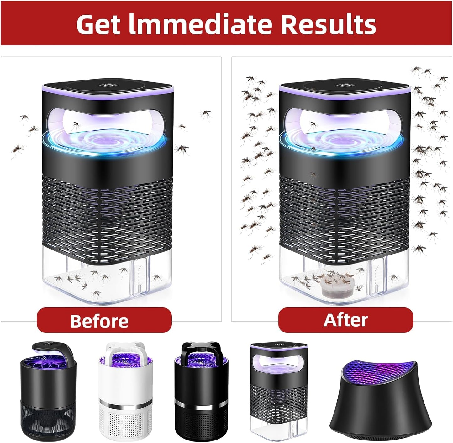 Skiennix Pest Lures - 9 Pack Mosquito Attractant Bait Refill | 270-Day Lasting High Catch Rate for Indoor/Outdoor Traps