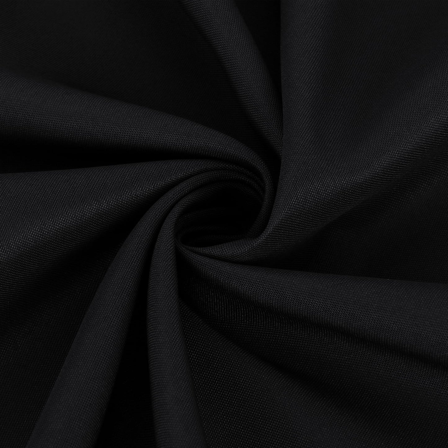 Fitable 6 Pack Black Round Tablecloths - 120 Inches in Diameter - Stain Resistant and Washable Table Clothes, Polyester Fabric Table Covers for Wedding, Party, Banquet, Formal Events