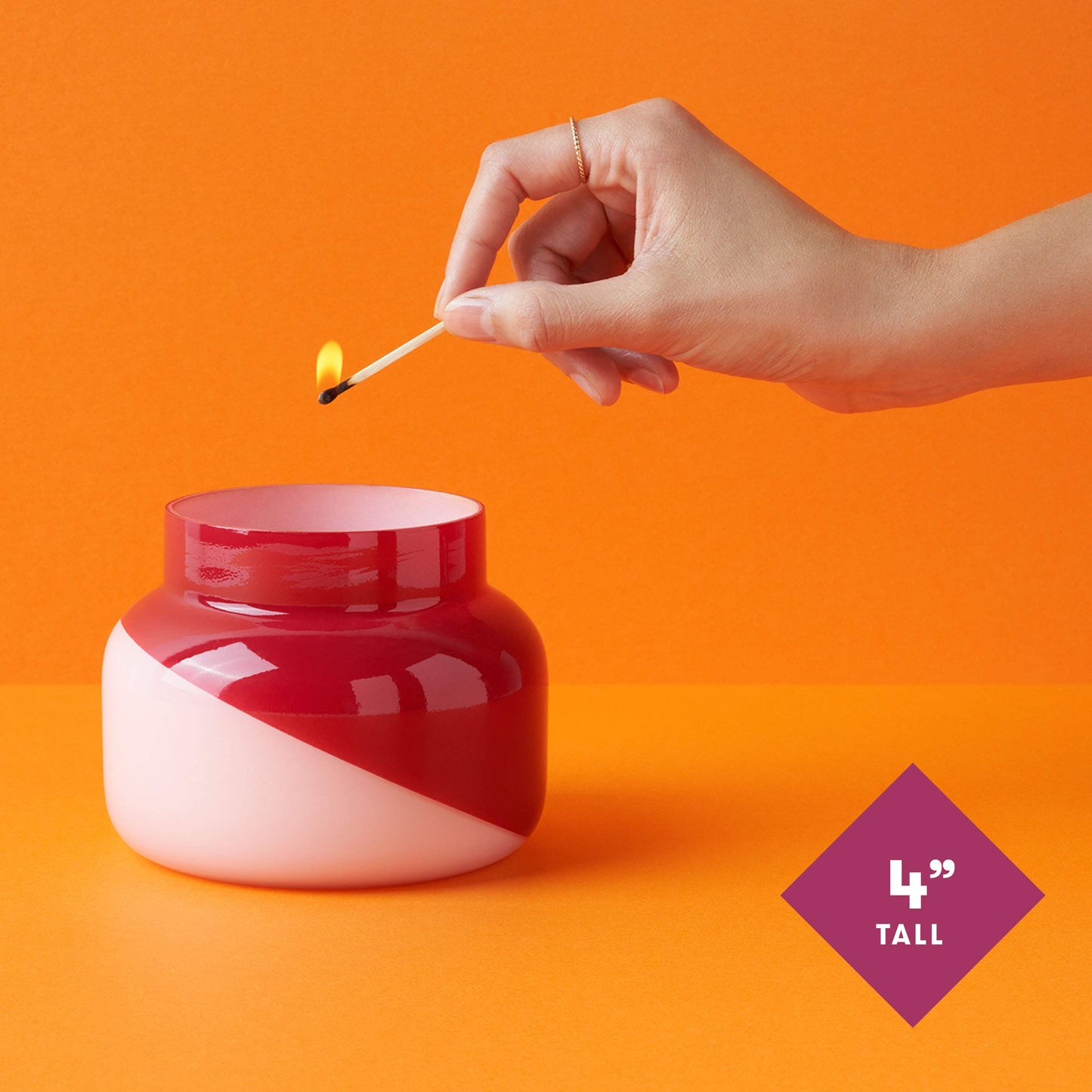 Capri Blue Coconut Santal Candle - Dual Tone Signature Jar Candle - Luxury Aromatherapy Soy Candle - Coconut Scented Candle (19 Oz)