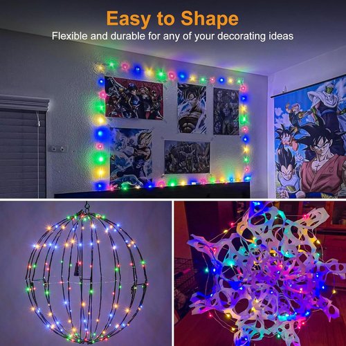 Btfarm 20 Pack Fairy Lights - Battery Operated Twinkle Lights | 7ft Waterproof Mini Silver Wire for Weddings & Decor