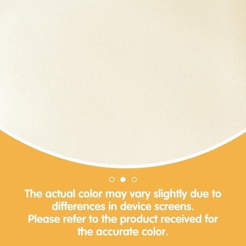 BRILLMAX 4 Pack Ivory Round Tablecloths 108 Inch for 48” Tables - 150 GSM Polyester Fabric, Floor Length Drop, Water, Stain & Wrinkle Resistant Cloth Cover for Wedding Reception Banquet Dining