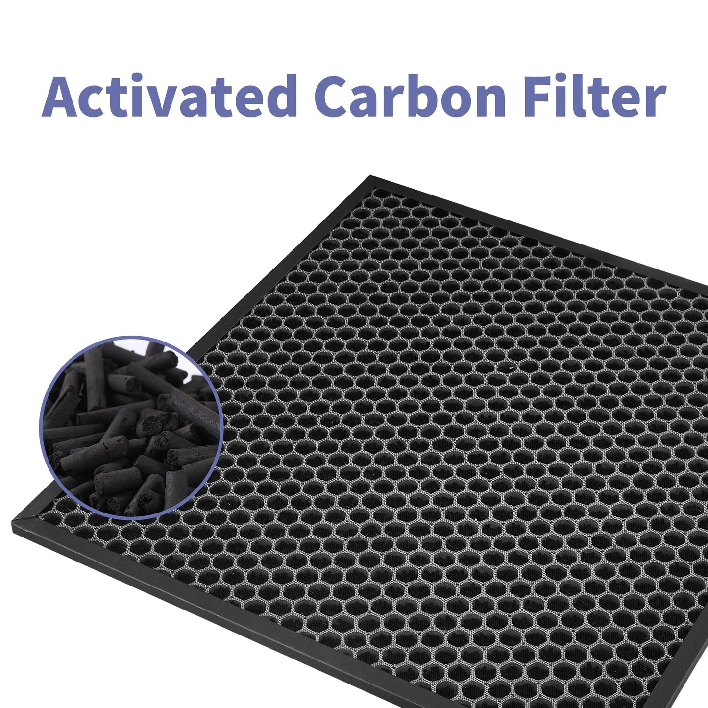 Popurure MinusA2 Filter Replacement Kit Compatible with Rabbit Air MinusA2 Purifier, Models SPA-700A, SPA-780A, SPA-780N, H13 4-Stage Filtration (4-Pack)