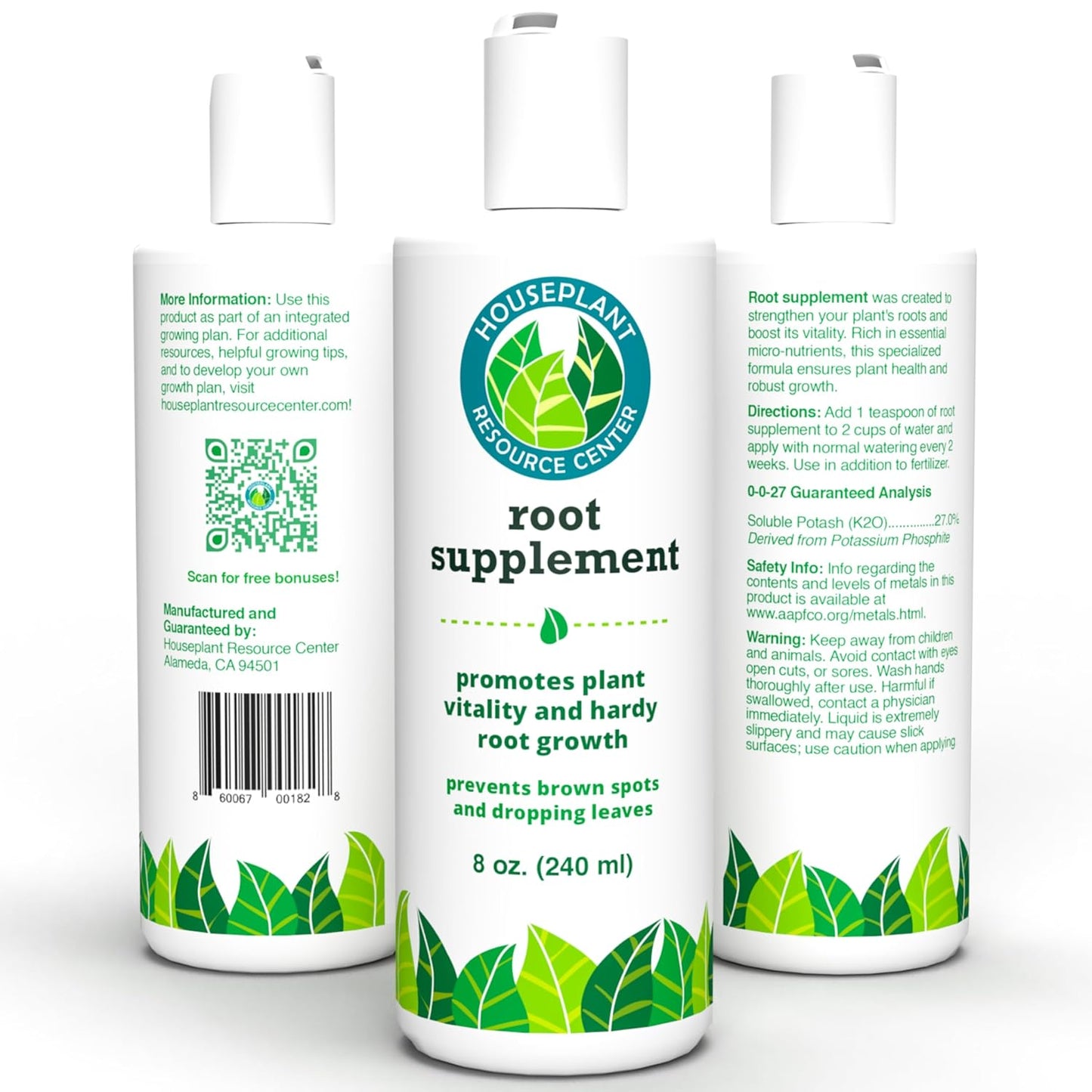Root Rot Repair - Houseplant Recovery Drops for Overwatering & Shock | Heals Roots & Prevents Yellowing (8 oz)