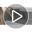GORILLA GRIP Grey Sofa Cushion Support Board 21.5x70 for Sagging Couch