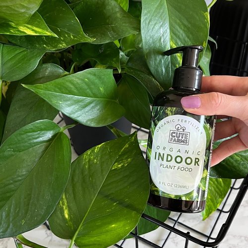 Cute Farms Organic Liquid Plant Food - All-Purpose Fertilizer for Houseplants & Outdoor Pots (8 oz)