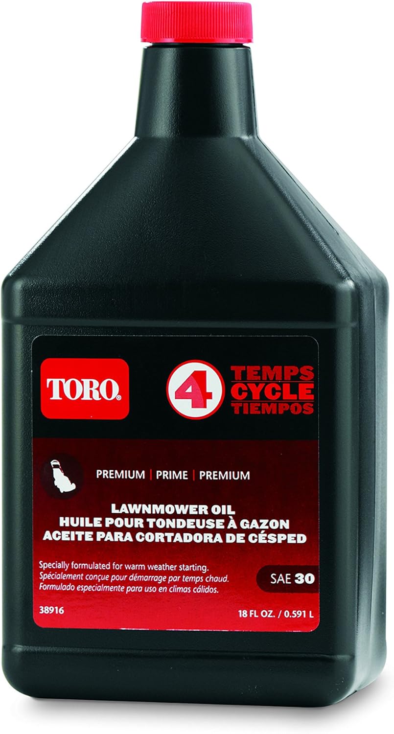 Toro SAE 30 Summer Oil - Premium 18 Ounce Bottle for Optimal Engine Performance