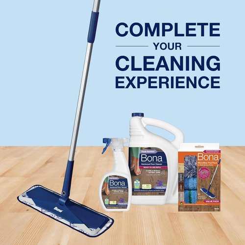 Bona Hardwood Floor Cleaner Spray - 32 Fl Oz - Lavender Thyme Scent | Refillable & Residue-Free Solution