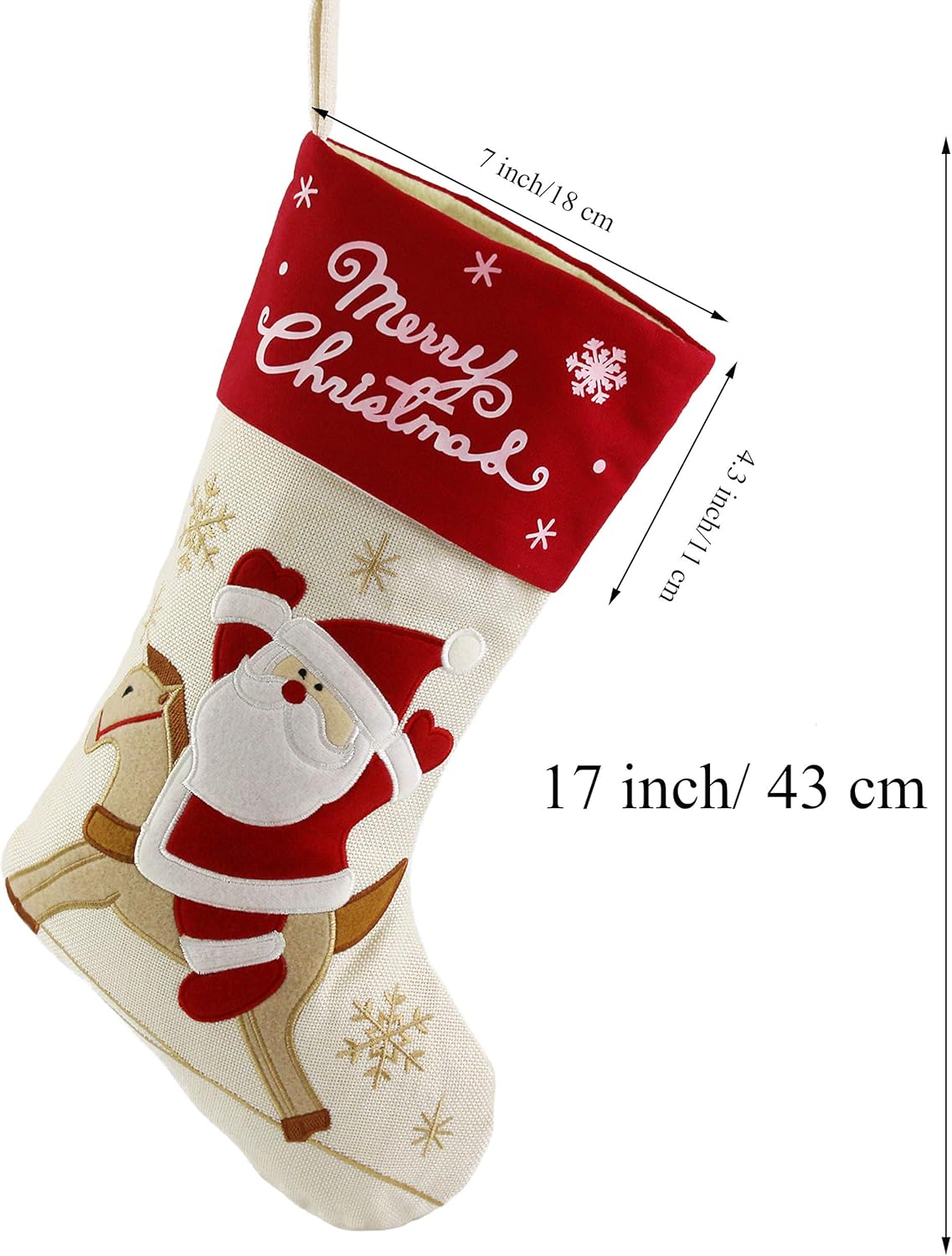 3D Plush Christmas Stockings Set - Santa, Snowman & Reindeer - Festive Holiday Decor for Kids & Family