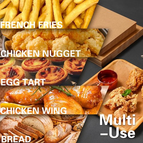 COSORI Mini Air Fryer Liners - 130 PCS Disposable Parchment Paper Baking Sheets for 2.1 Qt Models
