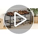 2-Tier Expandable Shoe Rack Organizer for Entryway & Closet – Adjustable, Durable Mesh for High Heels & Boots