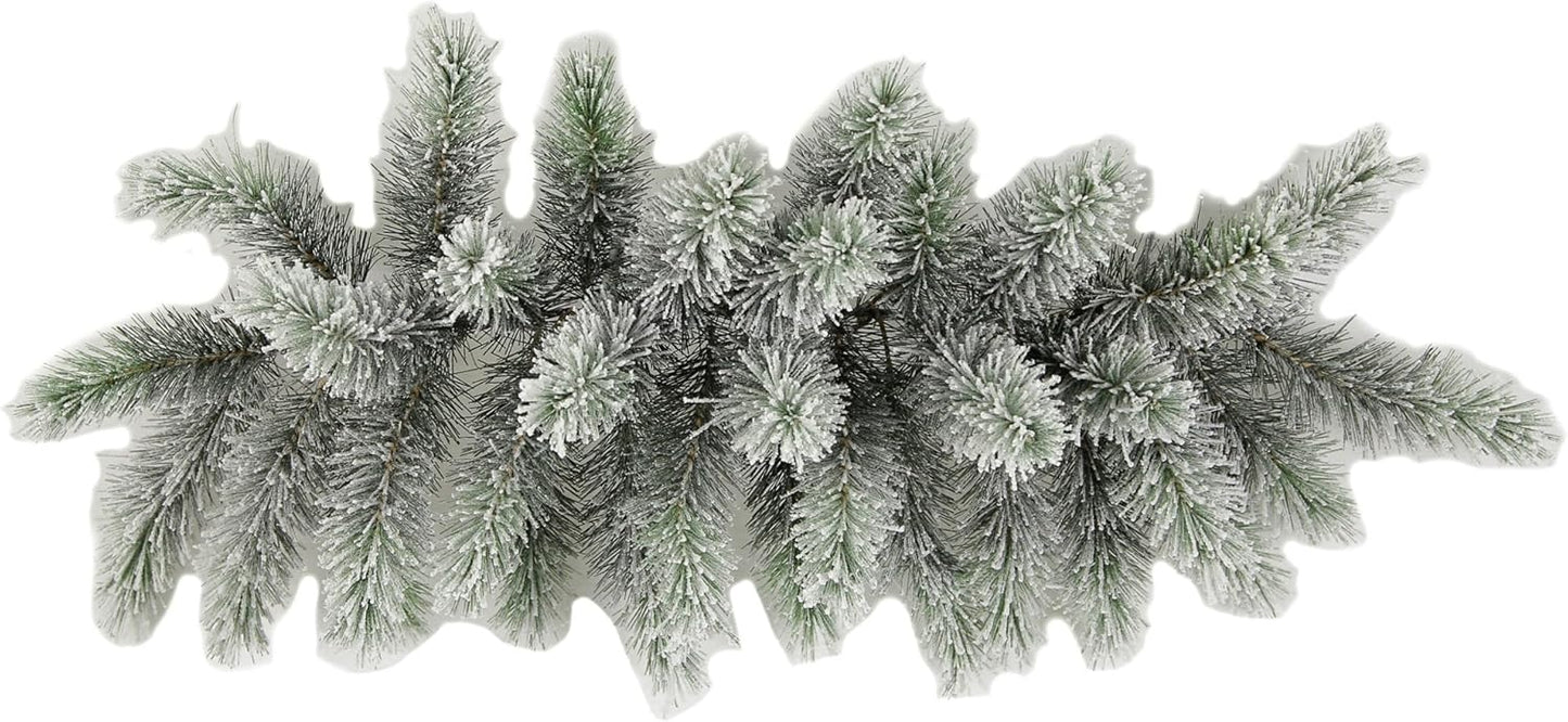 Faux Christmas Swag with Pine Cones - 32" Holiday Door Decor for Indoor/Outdoor Use