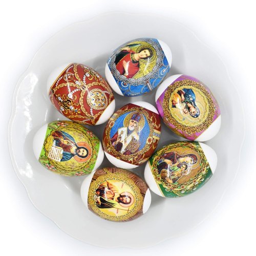 Faberge Thermo Heat Shrink Sleeve | Decorative Easter Egg Wraps for Pysanka - Vibrant Designs