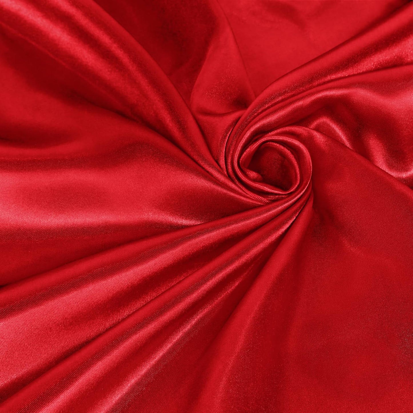 Eychei 60 Pieces Red Satin Napkins 20x20 Inches Satin Cloth Napkins, Square Satin Napkins with Scalloped Edges, Elegant & Silky Table Napkins for Restaurant Banquet Wedding