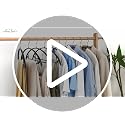 Black PVC Coating Sweater & Clothes Hangers - 20 Pack, Shoulder Bump Free