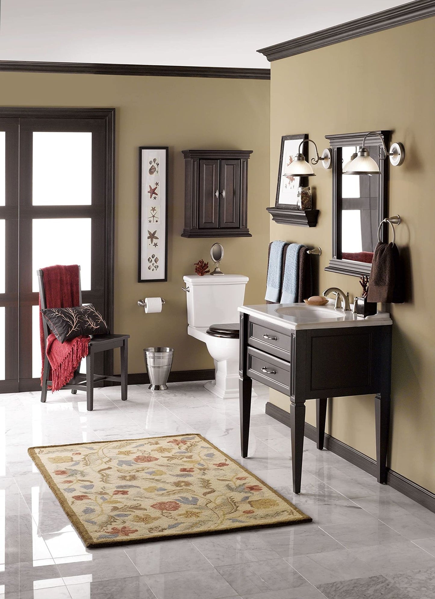 Moen Brantford Traditional Brushed Nickel Spring-Loaded Wall Mounted Toilet Paper Holder, YB2208BN