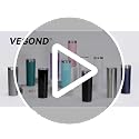 VEGOND 20 oz Stainless Steel Skinny Tumbler with Lid & Straw - Vacuum Insulated Travel Mug, 1 Pack