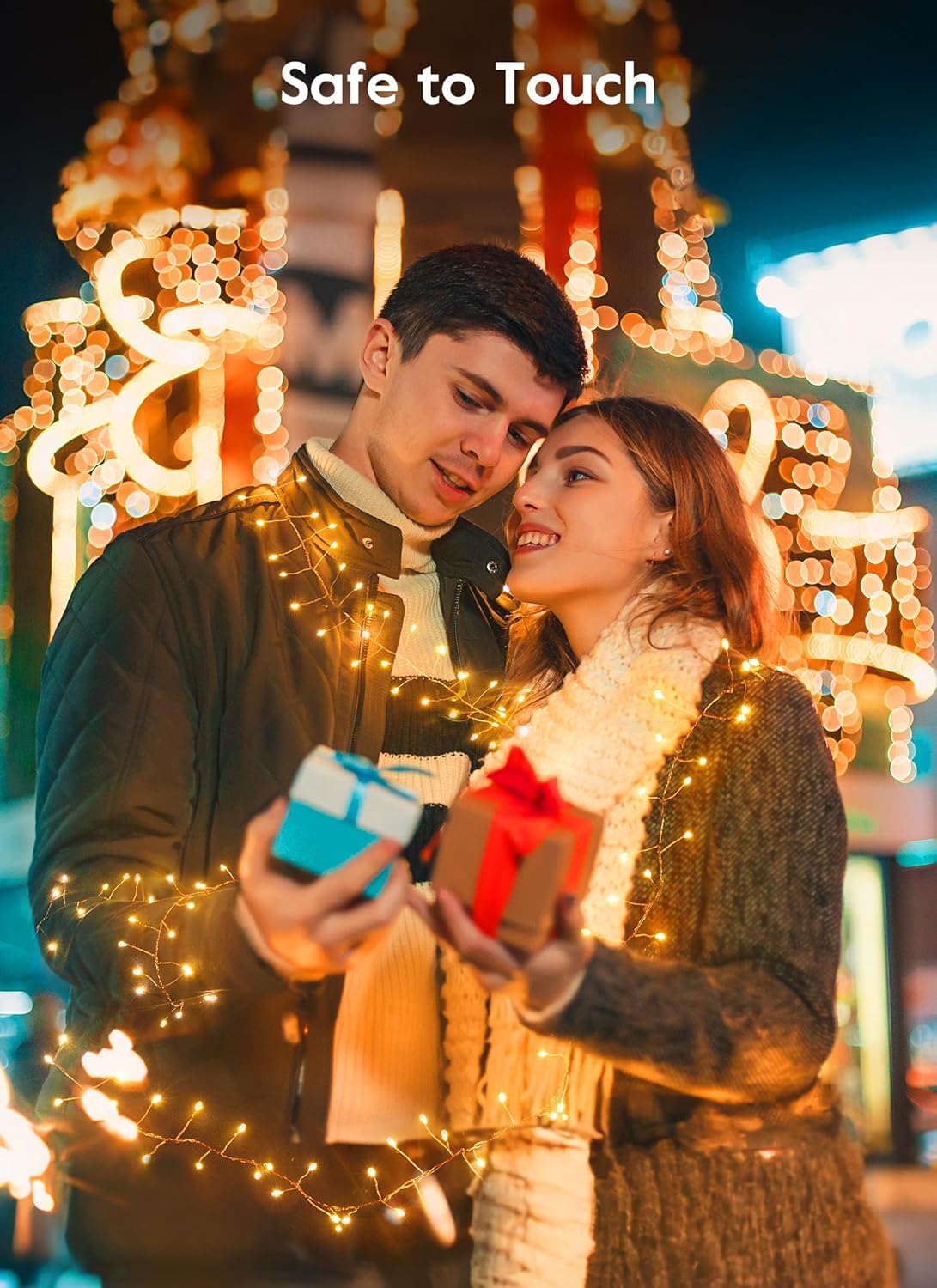 200 LED Fairy Lights with Remote & Timer - 16.4Ft Silver Wire Twinkle Lights for Indoor Christmas, Wedding & Party Decor