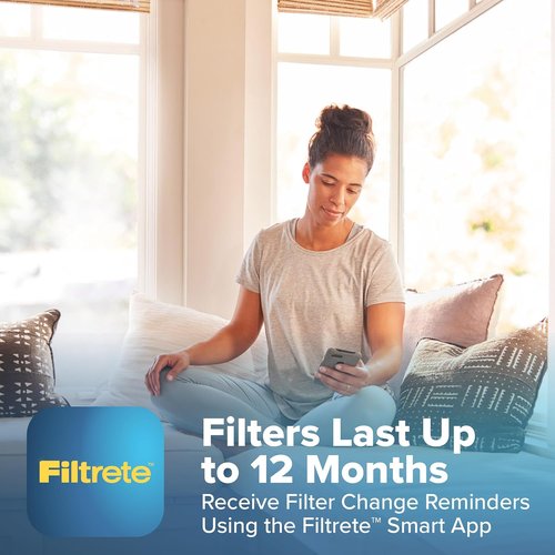 Filtrete Refillable Air Filter - MPR 1000 MERV 11 Allergen Defense | 16x25x4 Size, 2 Pack