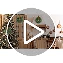 Aneco Brown 12-Pack Christmas Candle Ring Wreaths 6 inch Artificial Norfolk Green Pine Decorative Garland for Xmas Wedding Home Decor