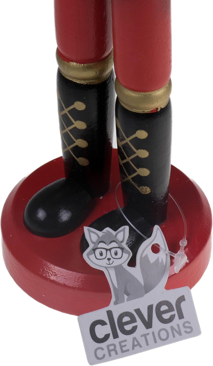 Red Prince 12-Inch Wooden Nutcracker - Festive Christmas Décor for Shelves & Tables