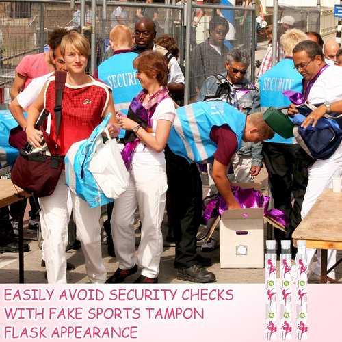 Copkim 38 Pcs Tampon Tube Set Included Plastic Travel Tube Containers for Women Tampon Reusable Wrappers(Sports Style)