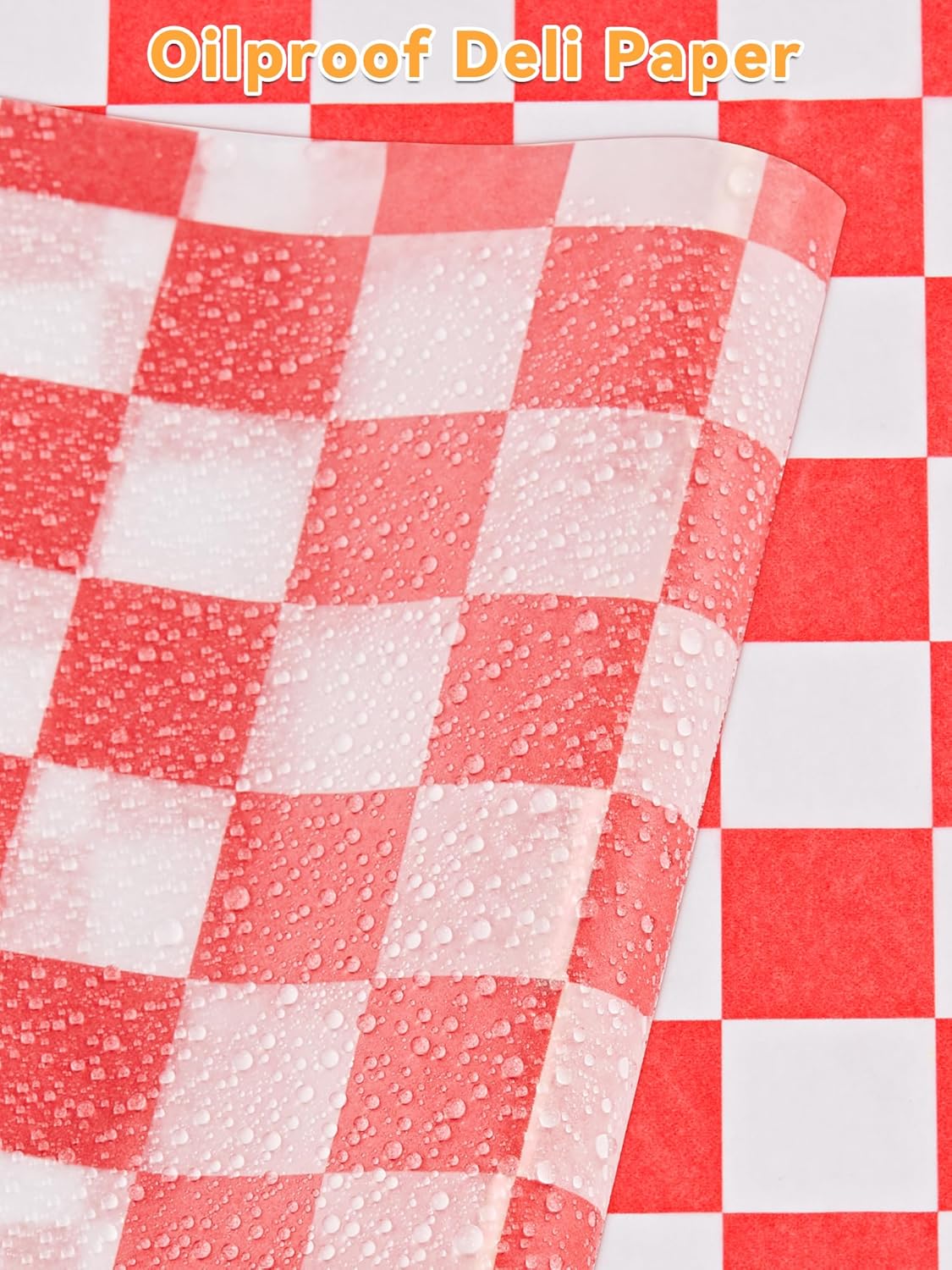 SMARTAKE 12 x 12 Inches Wax Paper - 250 Pcs Non-Stick Hamburger Patty Paper | Ideal for Lunch, BBQs & Parties