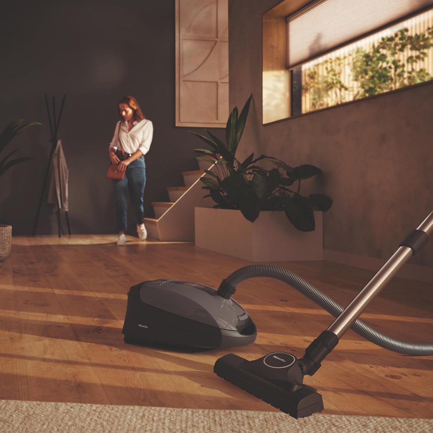 Miele Classic C1 Canister Vacuum - Pure Suction, Portable Design in Graphite Grey