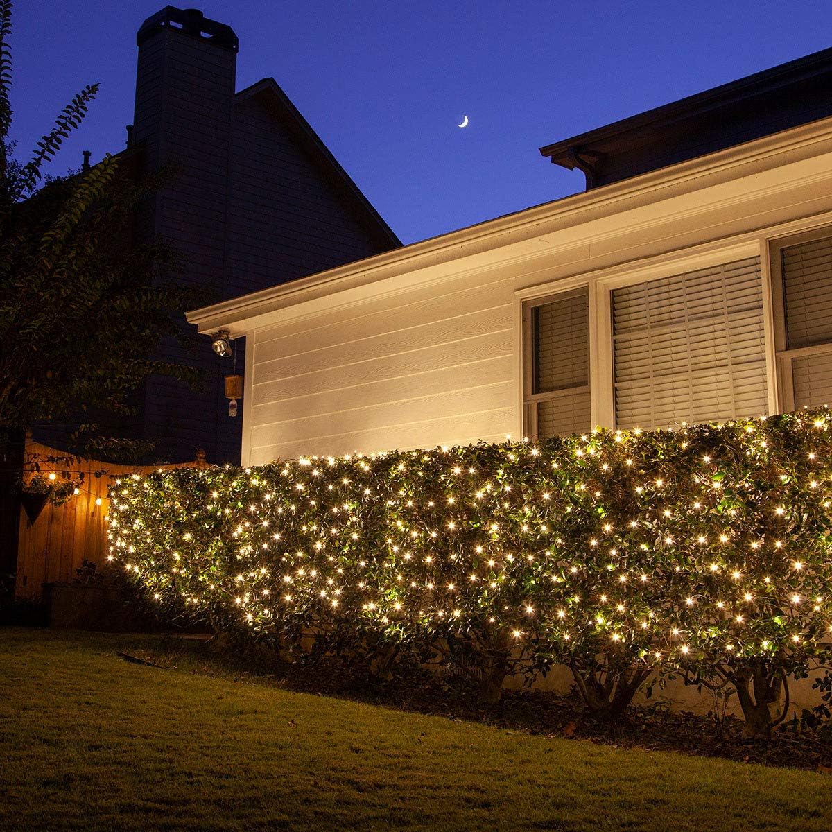 200 LED Fairy String Lights - 66 ft Warm White Waterproof Copper Wire for Indoor & Outdoor Decor