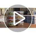 8 Pack 35 oz Glass Food Storage Containers with Airtight Lids - Microwave & Oven Safe