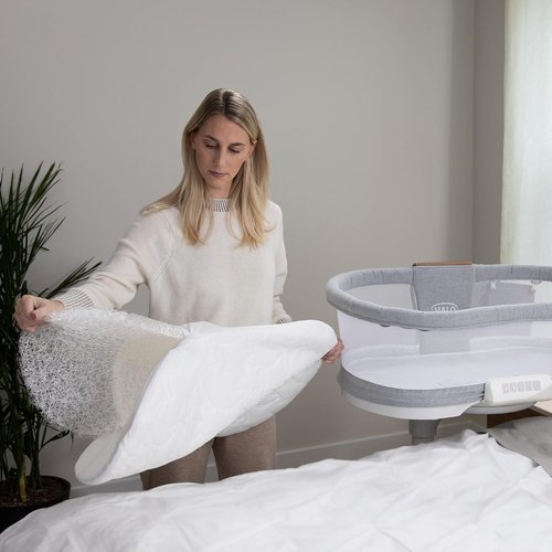 HALO DreamWeave BassiNest Pad - Hypoallergenic, 100% Washable Mesh Cover - Safe & Breathable Design
