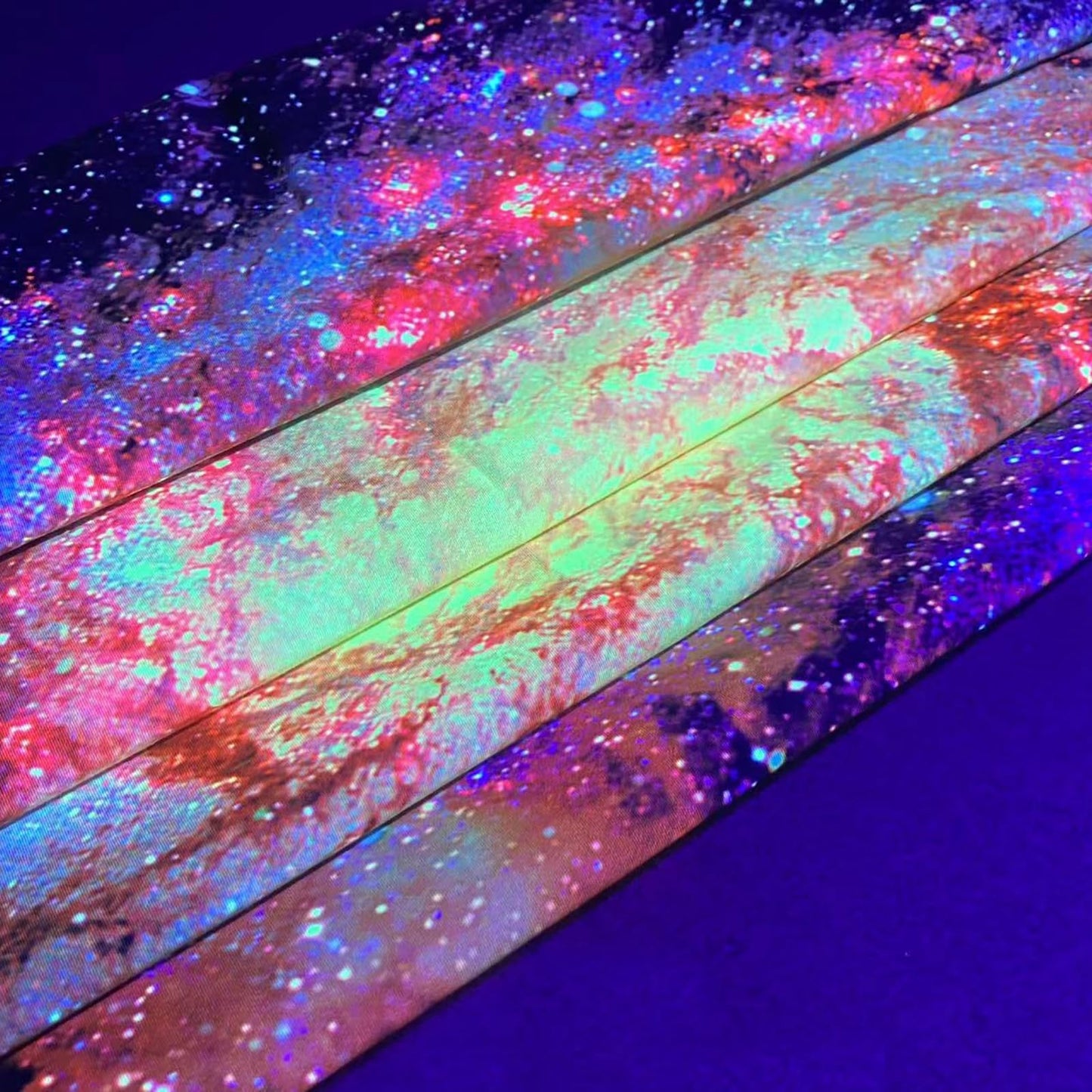 Psyhilar Blacklight Tapestry Glow in the Dark UV Space Universe Galaxy Black Light Posters for Adults (79 x 59 Inches)